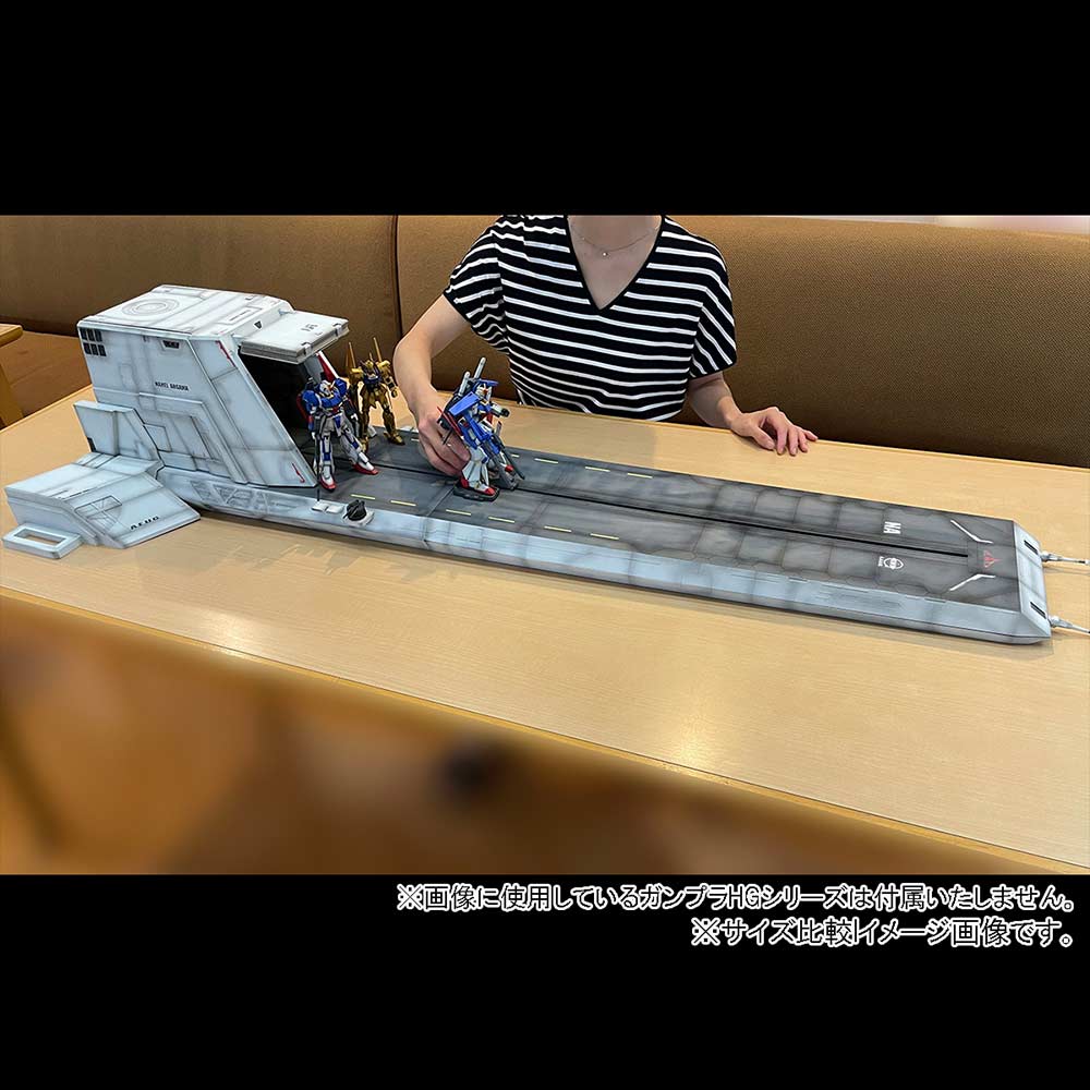 (PO) HG 1/144 Realistic Model Series Mobile Suit ZZ Nahel Argama Catapult Deck (Re-issue) Image_10