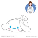 (PO) SR-46 Sanrio Characters Potekoro Mascot (M Size) A Cinnamoroll Image_1