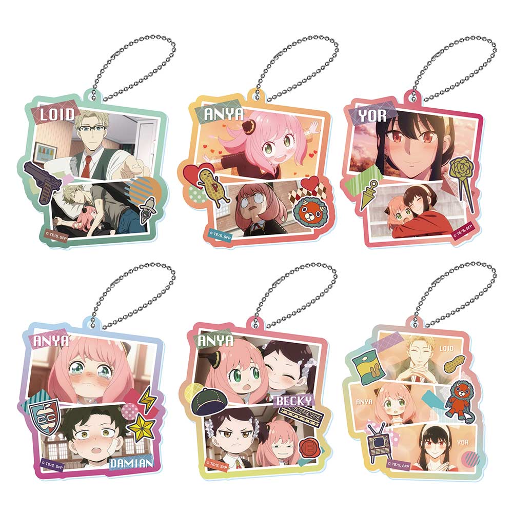 (PO) SPY x FAMILY Collage Acrylic Key Chain [BOX] Image_1