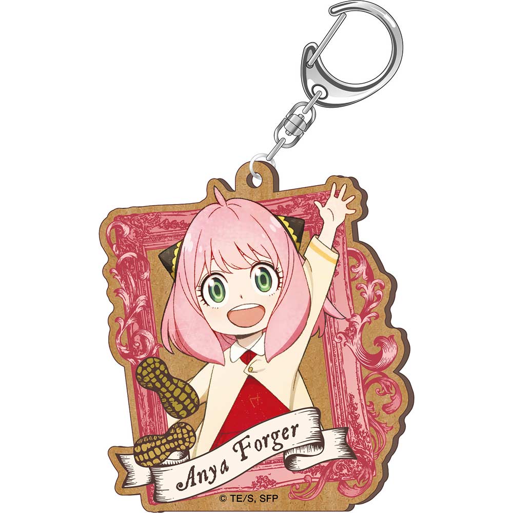 (PO) SPY x FAMILY Vintage Series Wood Plate Key Chain - Anya Forger B Image_1