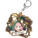 (PO) SPY x FAMILY Vintage Series Wood Plate Key Chain - The Forgers Image_1