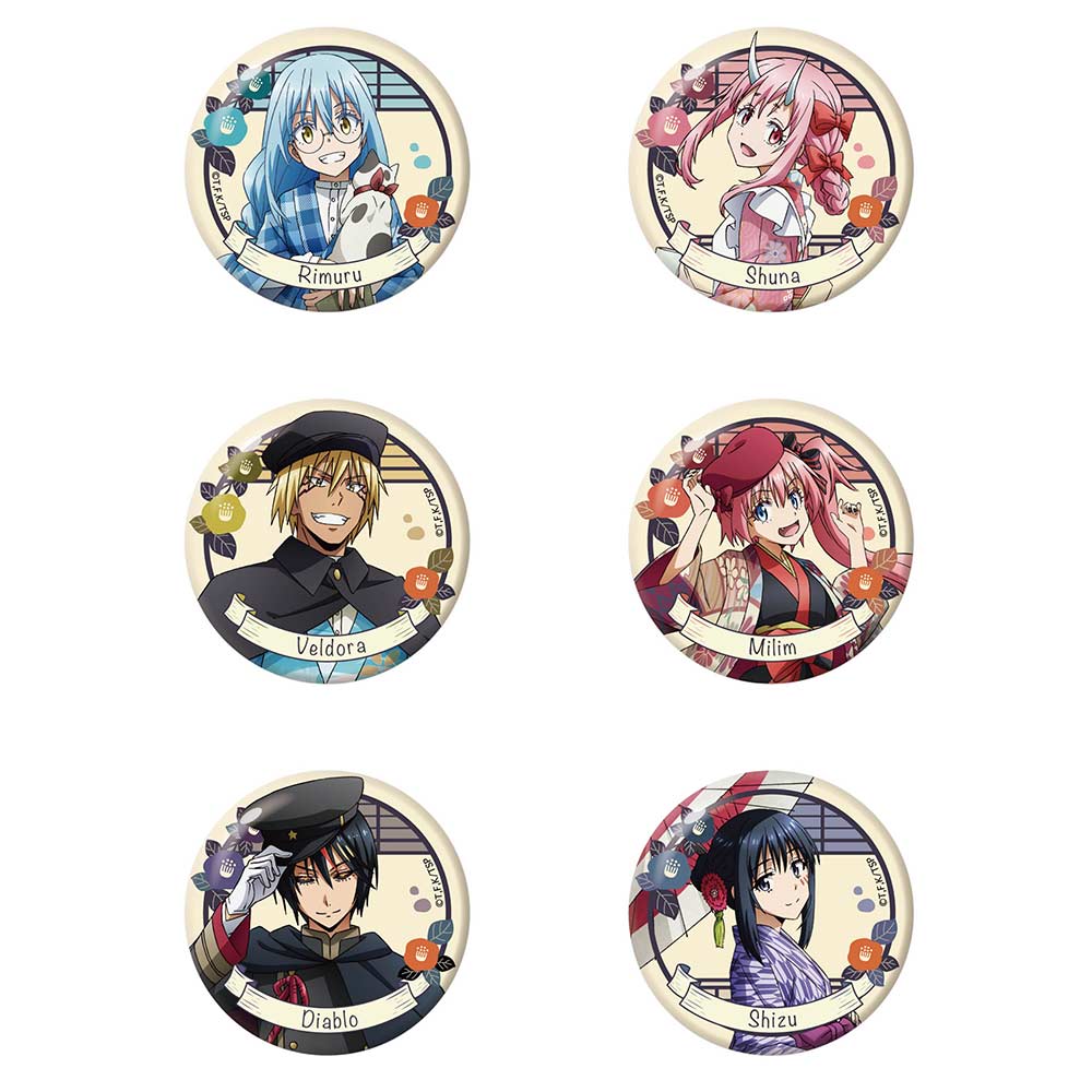 (PO) That Time I Got Reincarnated as a Slime That Time I Got Reincarnated as a Taisho Modern Can Badge [BOX] Image_1