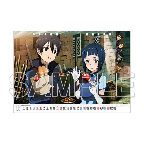 (PO) Sword Art Online Heroine Desktop Calendar 2023 Image_2