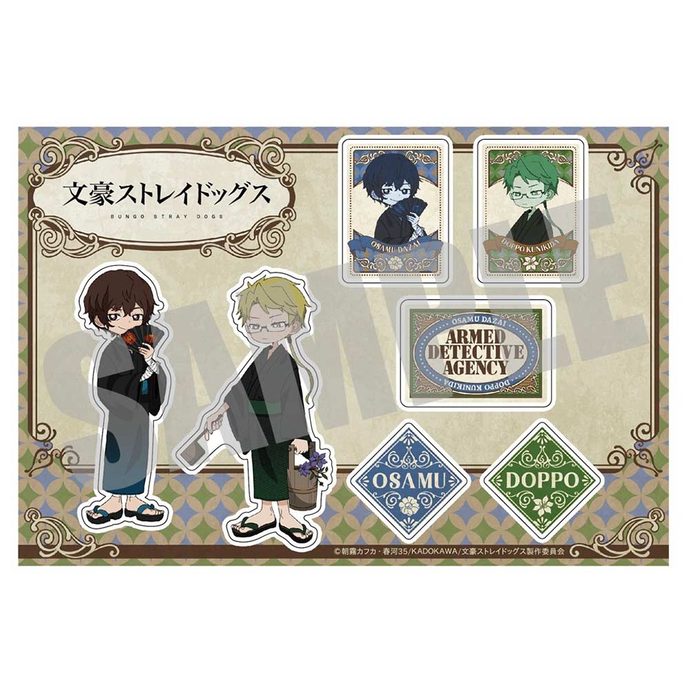 (PO) Bungo Stray Dogs Sticker Dazai Osamu & Kunikida Doppo Yukata Ver. Image_1