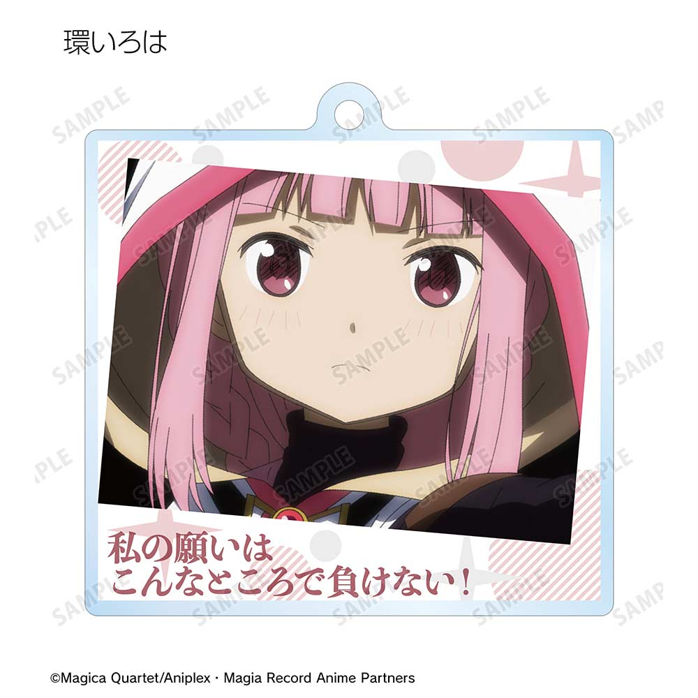 (PO) Magia Record Puella Magi Madoka Magica Side Story Trading Words Acrylic Key Chain [BOX] Image_3