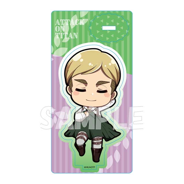 (PO) Attack on Titan Petit Acrylic Stand Hinatabokko Ver. Erwin Image_1