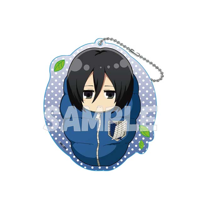 (PO) Attack on Titan Minobukuro Big Acrylic Key Chain - Mikasa Image_1