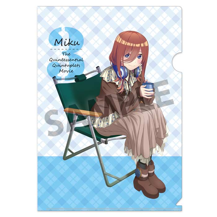 (PO) The Quintessential Quintuplets Movie Original Illustration File Folder Nakano Miku Camp Ver. Image_2
