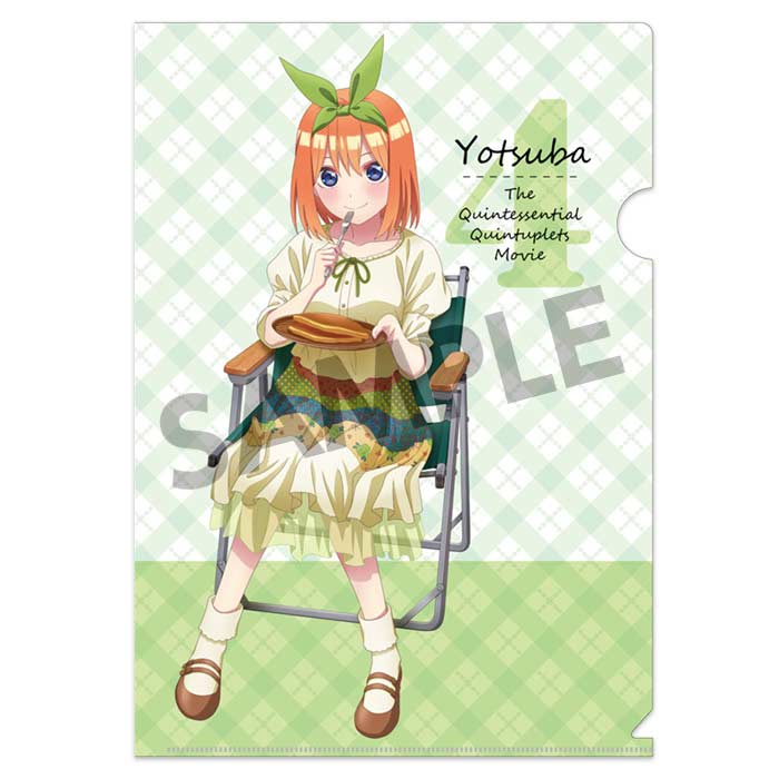 (PO) The Quintessential Quintuplets Movie Original Illustration File Folder Nakano Yotsuba Camp Ver. Image_2