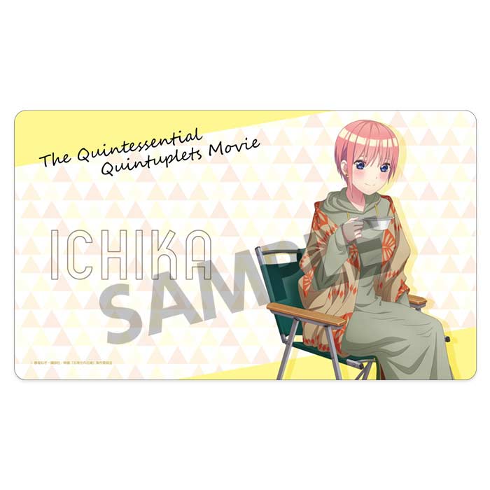 (PO) The Quintessential Quintuplets Movie Original Illustration Rubber Mat Nakano Ichika Camp Ver. Image_1