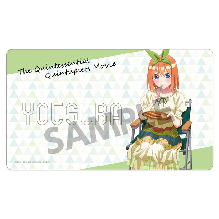 (PO) The Quintessential Quintuplets Movie Original Illustration Rubber Mat Nakano Yotsuba Camp Ver. Image_1