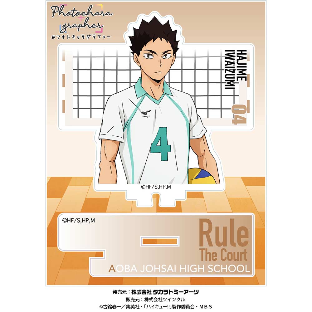 (PO) Haikyu!! Acrylic Photochara Grapher - Iwaizumi Hajime Image_3