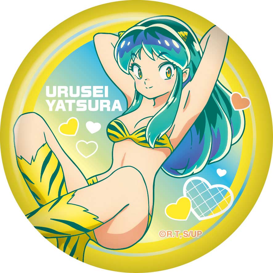 (PO) Urusei Yatsura Kirakira Can Badge Lum B Yellow Image_1