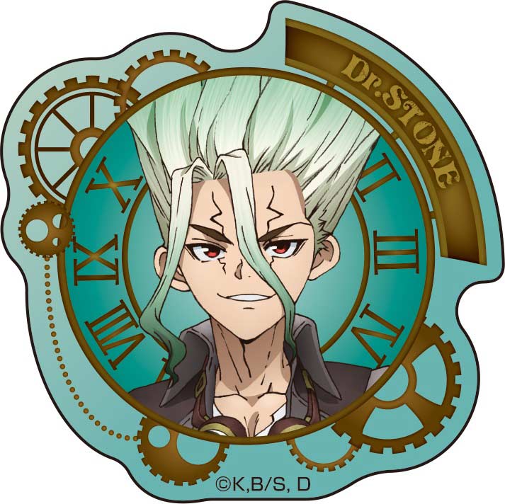 (PO) Dr. Stone Original Illustration Lame Acrylic Badge Collection [BOX] Image_2