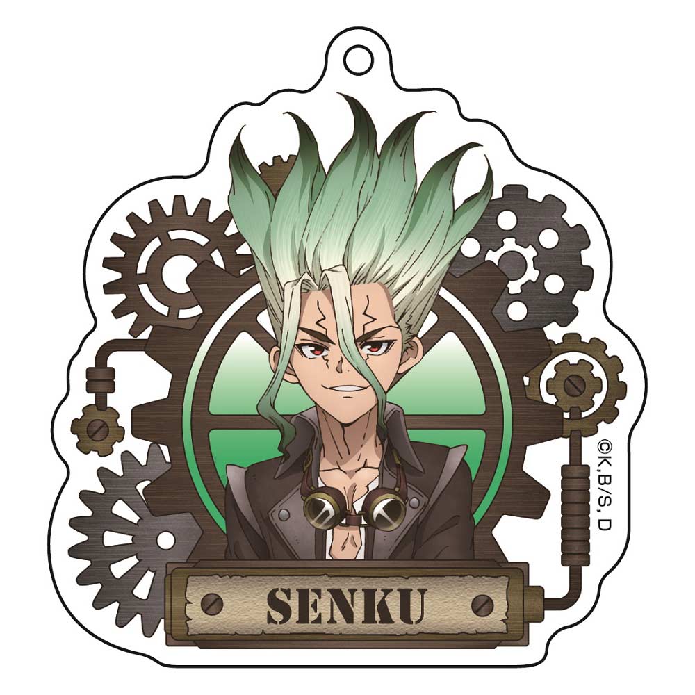 (PO) Dr. Stone Original Illustration Acrylic Key Chain 1 Ishigami Senku Image_1