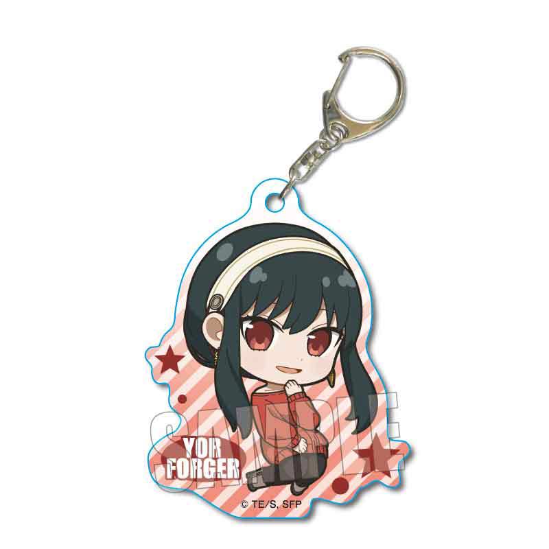 (PO) Pukasshu Acrylic Key Chain SPY x FAMILY - Yor Forger (Casual Outfit Ver.) Image_1