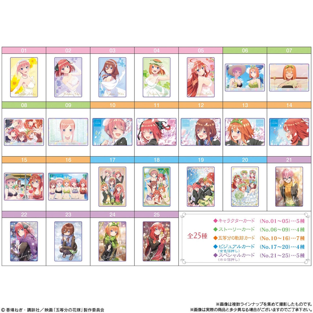 (PO) The Quintessential Quintuplets Movie Wafer Card 2 [BOX] Image_10