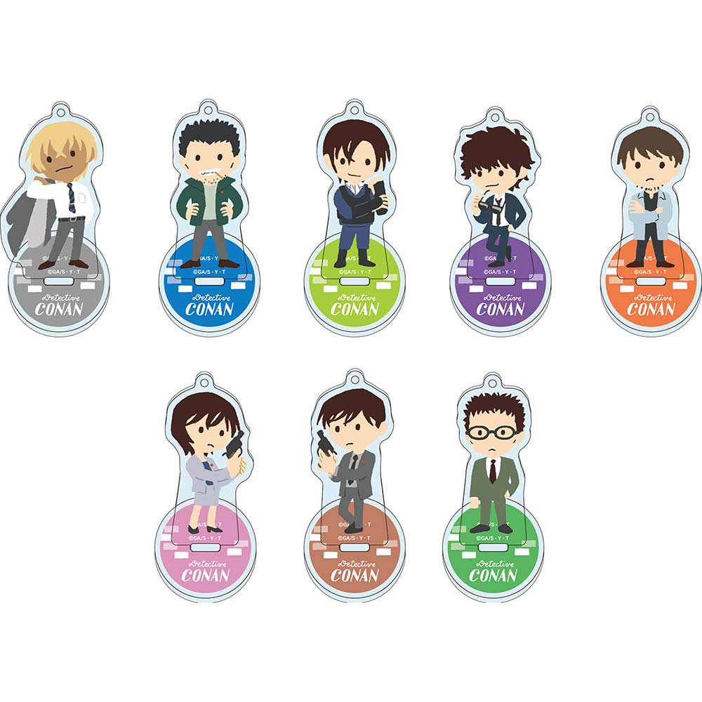 (PO) Detective Conan Acrylic Key Chain with Stand Collection Yuru Pallet B Pattern [BOX] Image_1