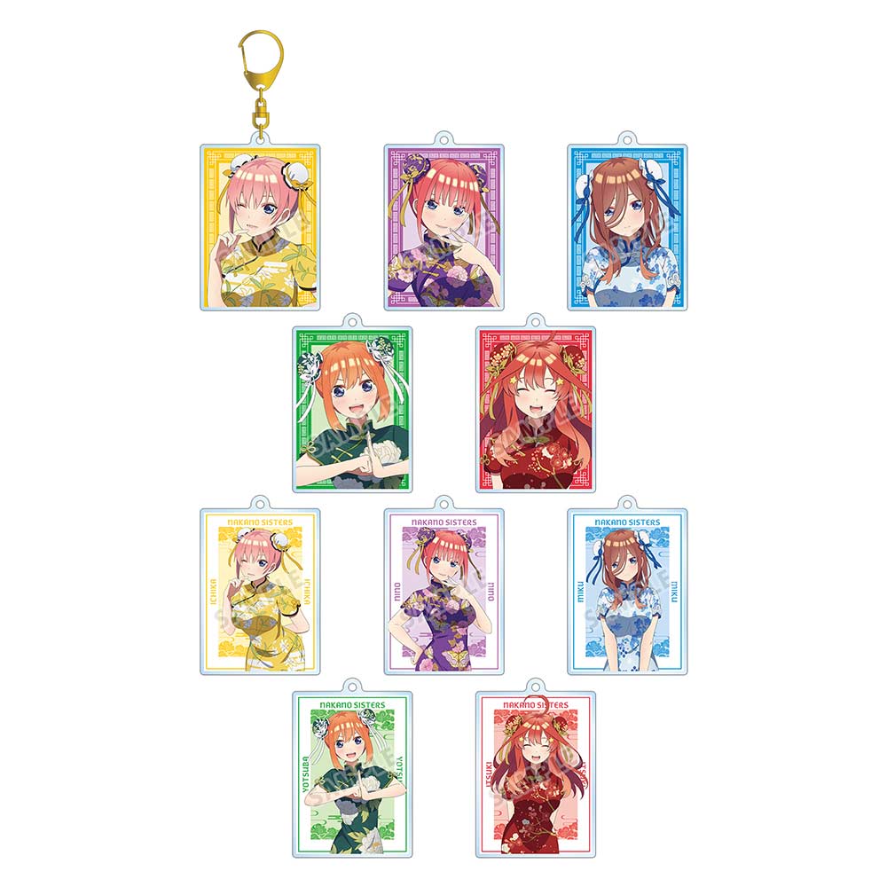 (PO) The Quintessential Quintuplets Movie Original Illustration China Dress Ver. Trading Acrylic Key Chain [BOX] Image_2