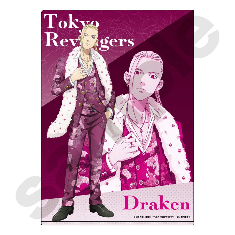 (PO) Tokyo Revengers Suit Style II A4 Clear File - Ryuguji Ken Image_2