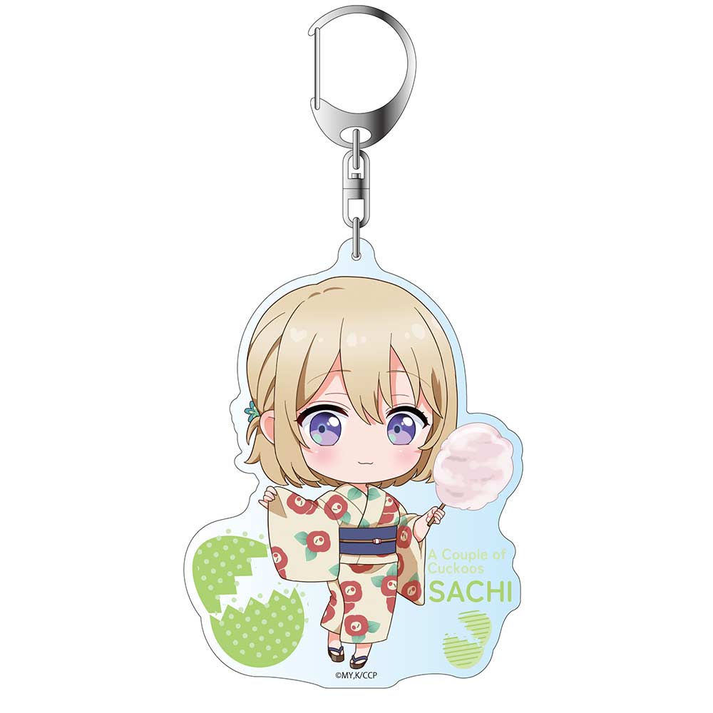 (PO) A Couple of Cuckoos Original Illustration Acrylic Key Chain Umino Sachi (Yukata Ver.) Image_1