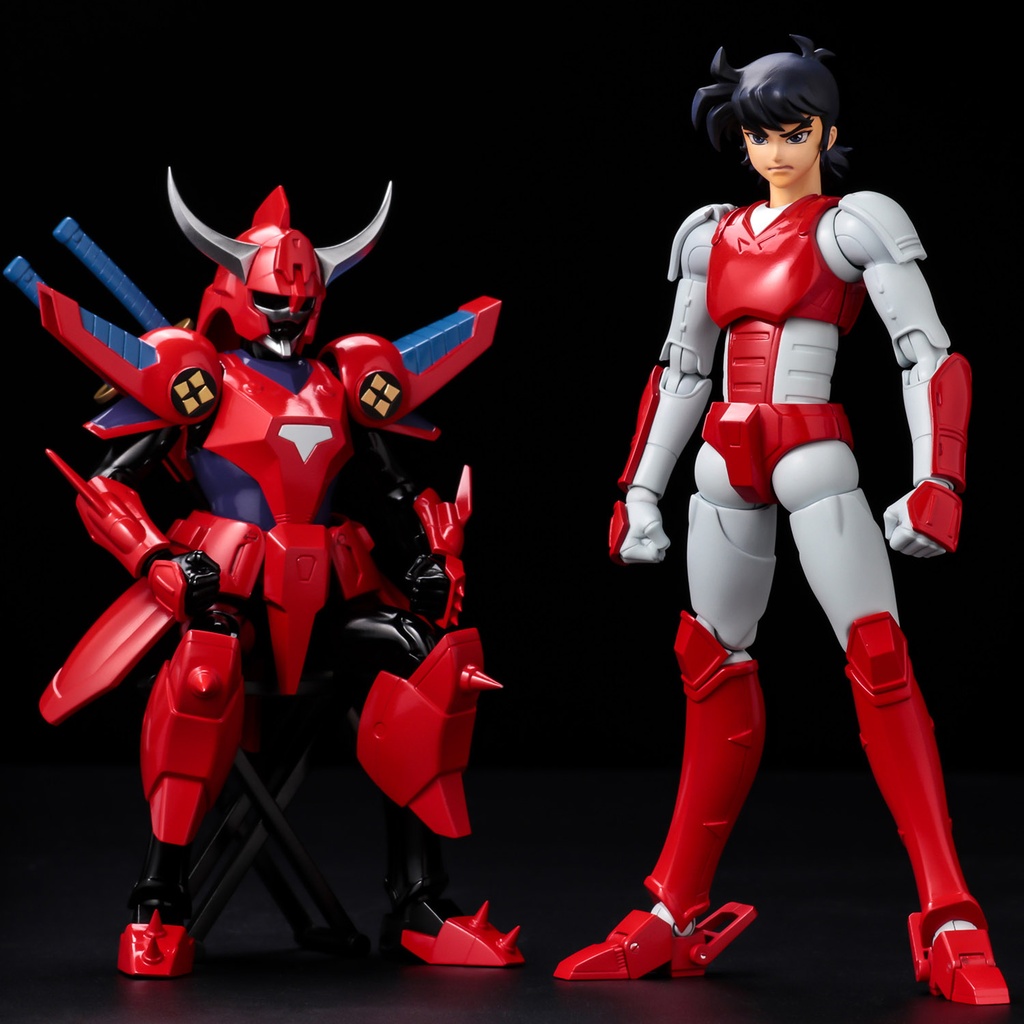(PO) Choudan Kadou Legendary Armor Samurai Troopers - Ryo of the Wildfire (Re-issue) Image_4
