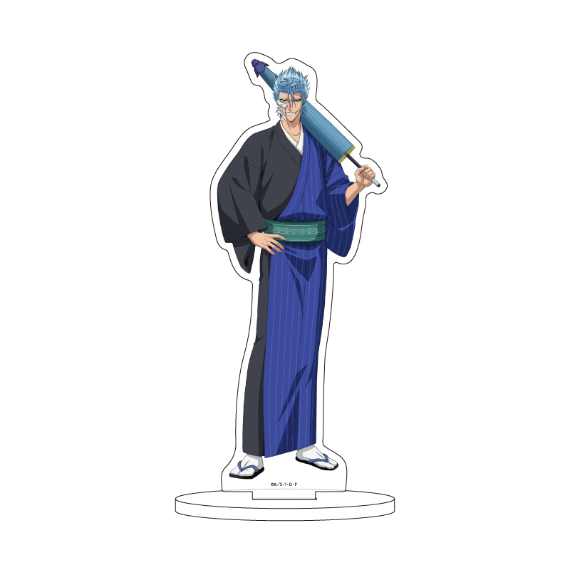 (PO) Chara Acrylic Figure Bleach 33 Grimmjow Jaegerjaquez Coarse Oilpaper Umbrella Ver. (Original Illustration) Image_1