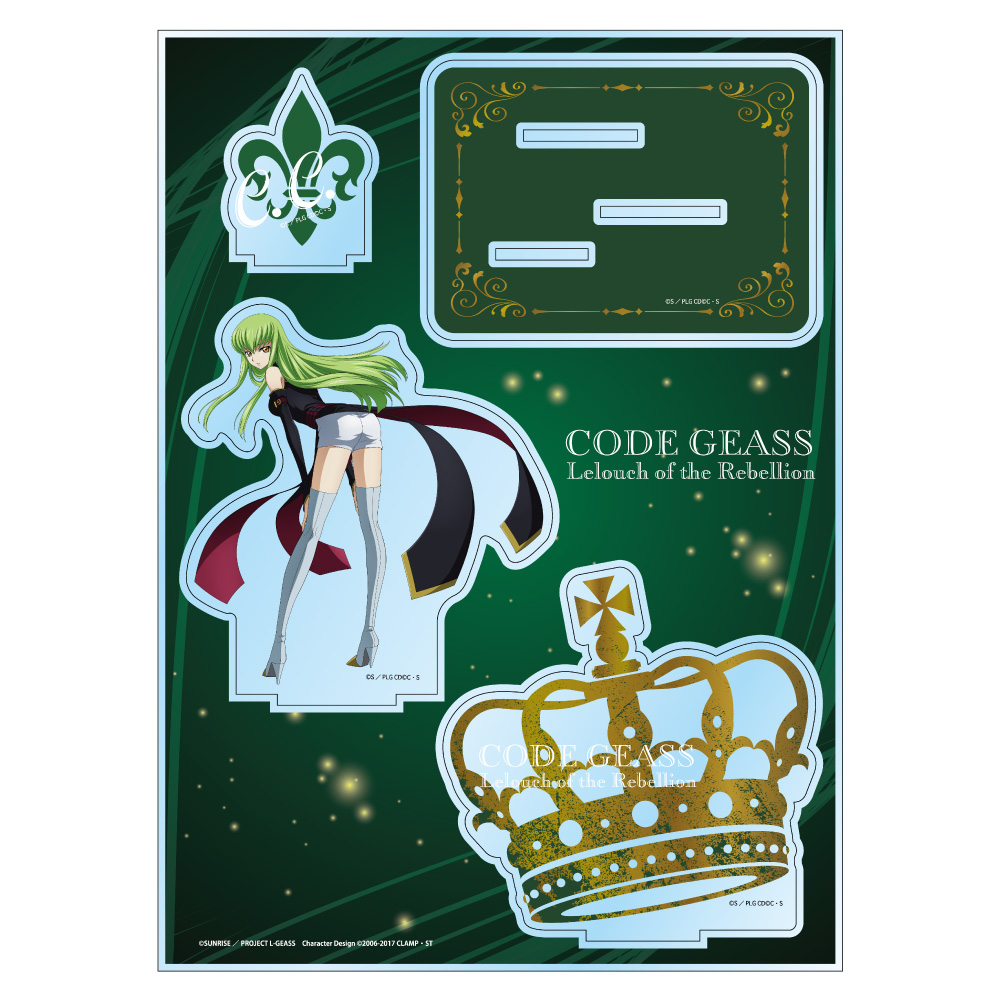 (PO) Code Geass Lelouch of the Rebellion Turn Around Acrylic Diorama C.C. Image_1