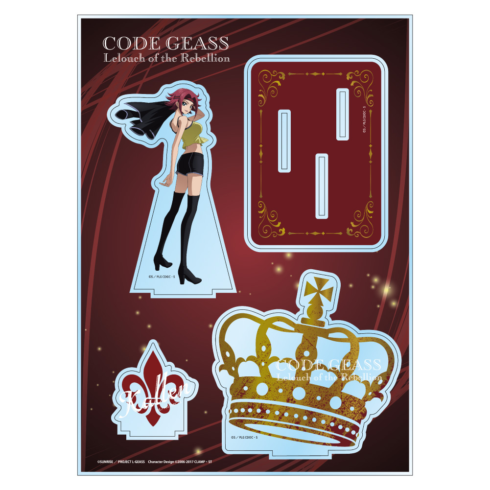(PO) Code Geass Lelouch of the Rebellion Turn Around Acrylic Diorama Kallen Image_1