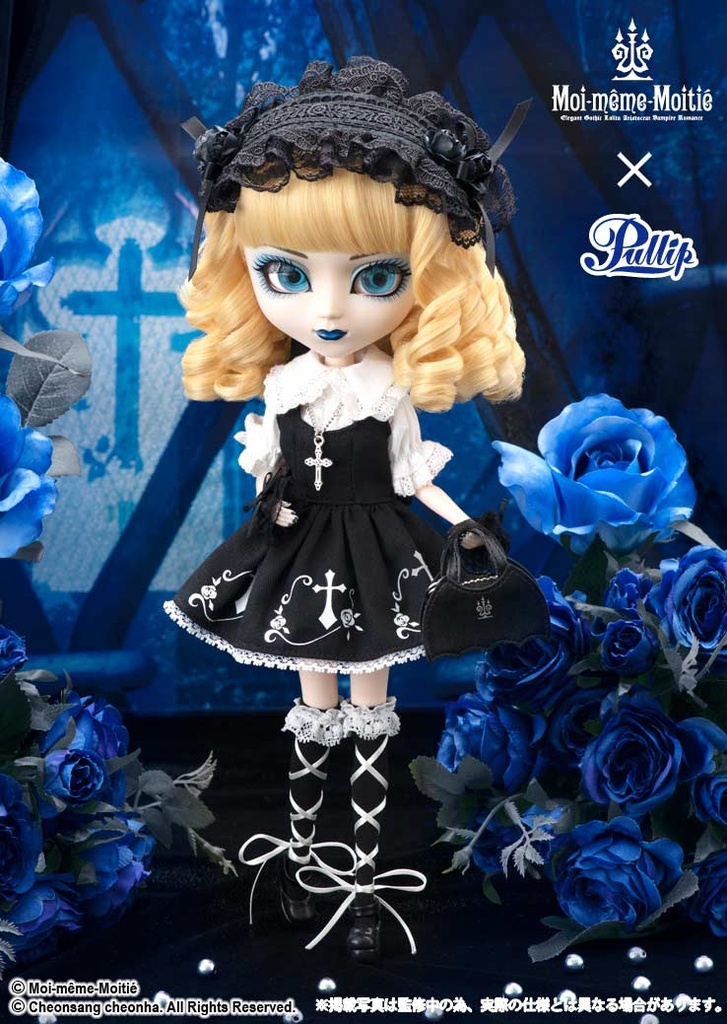 (PO) Pullip Mana Elegant Gothic Lolita - Rose Cross JSK Image_4
