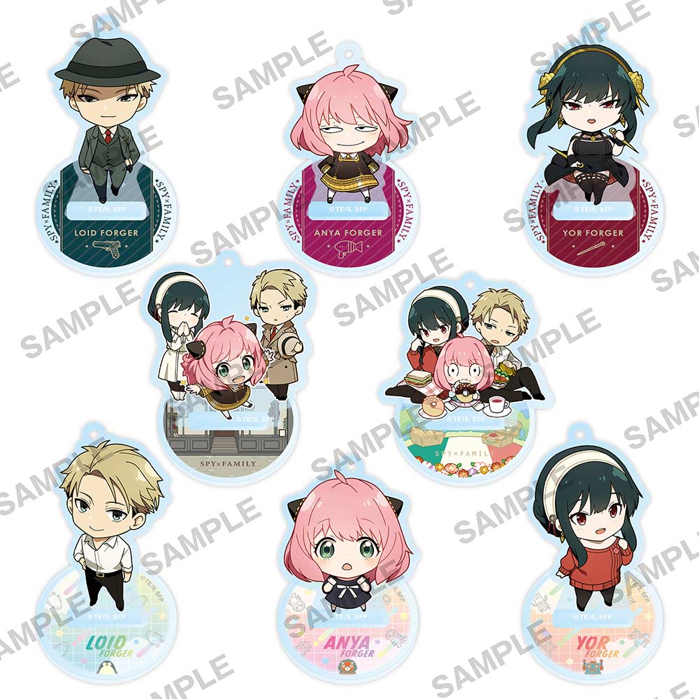 (PO) SPY x FAMILY Chibi Acrylic Stand Figure with Ball Chain [BOX] Image_1