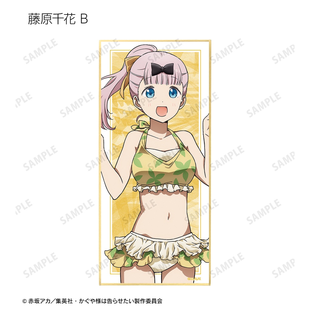 (PO) Kaguya-sama: Love is War Ultra Romantic Original Illustration Swimwear Ver. Trading Shikishi with Stand [BOX] Image_11