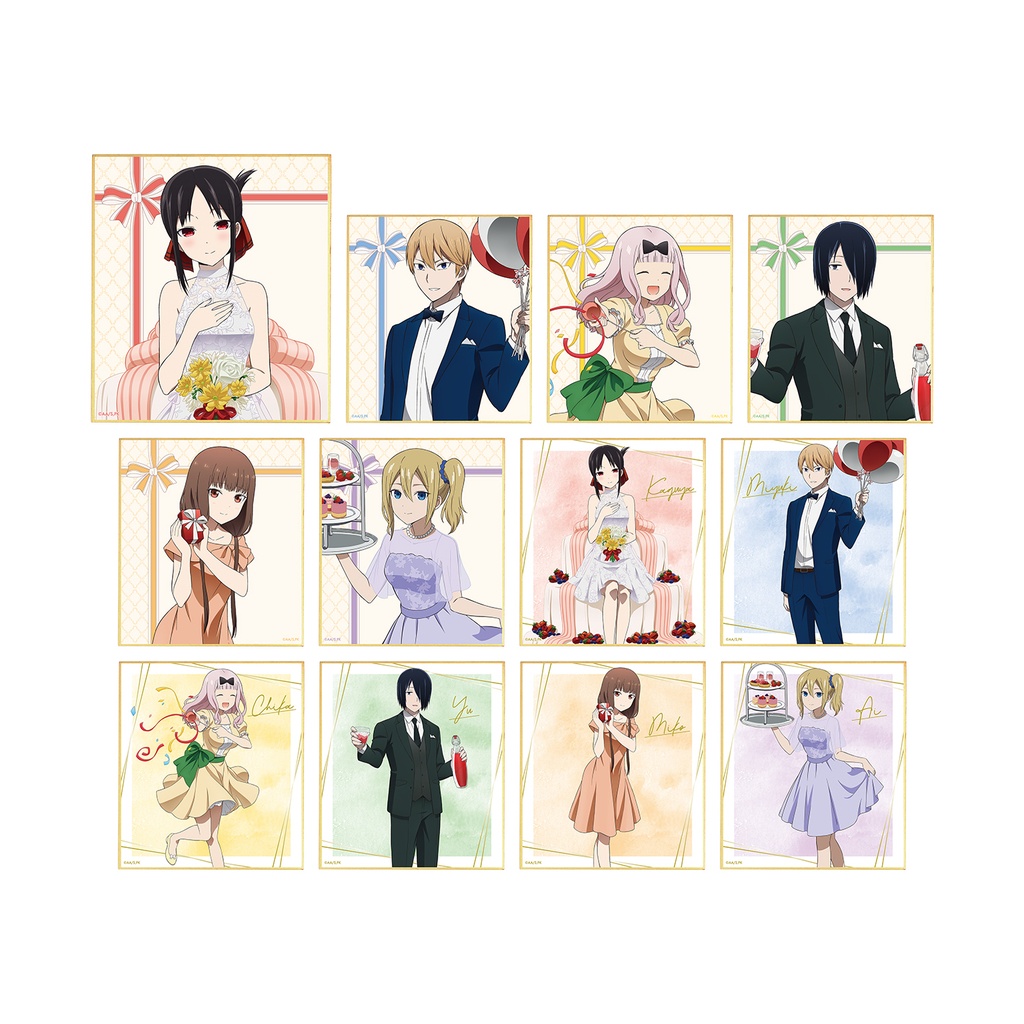 (PO) Kaguya-sama: Love is War Ultra Romantic Original Illustration Trading Mini Shikishi Kaguya Birthday Ver. [BOX] Image_2