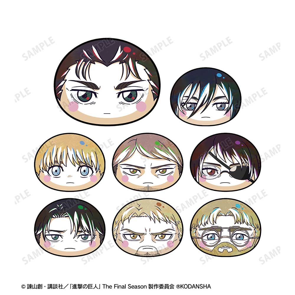 (PO) Attack on Titan Trading Ani-Art Munimuni Plush Mascot [BOX] Image_3
