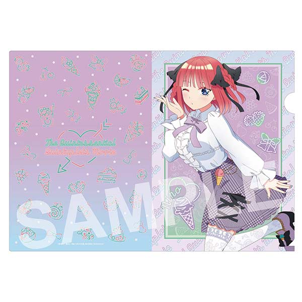 (PO) The Quintessential Quintuplets Movie A4 Clear File (Pastel Desserts) Nakano Nino Image_1