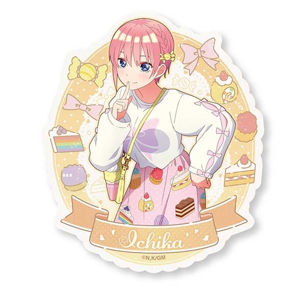 (PO) The Quintessential Quintuplets Movie Travel Sticker (Pastel Desserts) Nakano Ichika Image_1