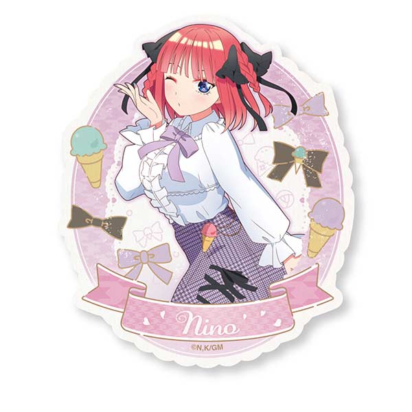 (PO) The Quintessential Quintuplets Movie Travel Sticker (Pastel Desserts) Nakano Nino Image_1