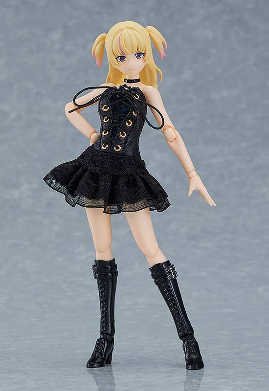 (PO) figma Styles Black Corset Dress Image_3