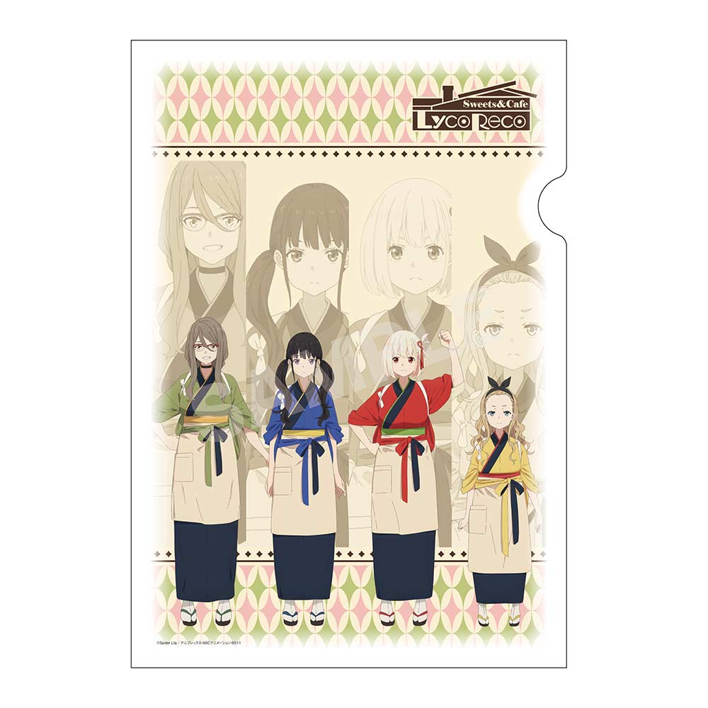 (PO) Lycoris Recoil Japanese Paper File 02 Chisato & Takina & Mizuki & Kurumi Image_1