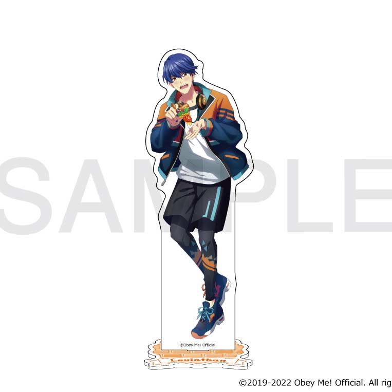 (PO) Obey Me! x mixx garden Dokidoki Cafe Meguri in Human World Acrylic Stand - Leviathan Image_1