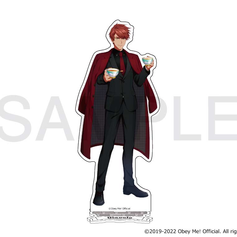 (PO) Obey Me! x mixx garden Dokidoki Cafe Meguri in Human World Acrylic Stand - Diavolo Image_1