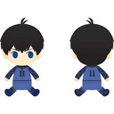 (PO) Blue Lock Kimi to Friends Mini Plush Key Chain - Isagi Yoichi Image_1