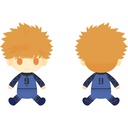 (PO) Blue Lock Kimi to Friends Mini Plush Key Chain - Kunigami Rensuke Image_1