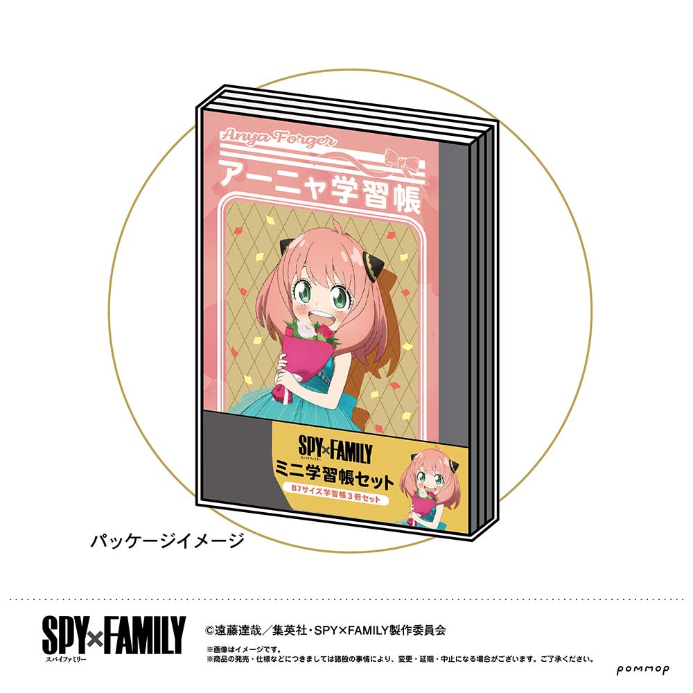 (PO) SPY x FAMILY Mini Study Notebook Set B7 Size Study Notebook Set Image_2