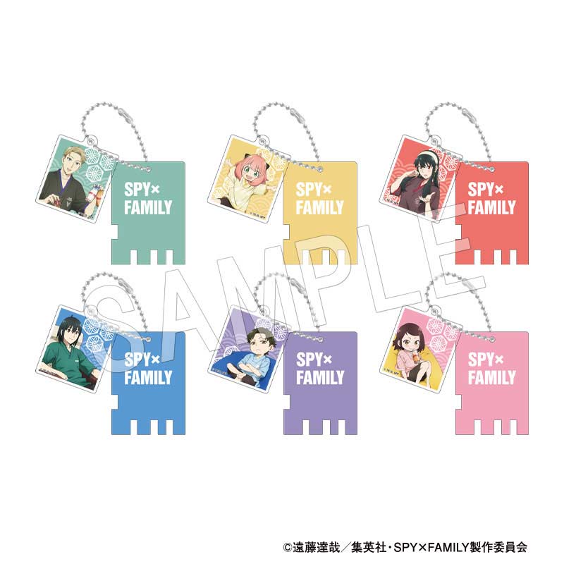 (PO) SPY x FAMILY Trading Public Bath Lock Style Key Chain [BOX] Image_1