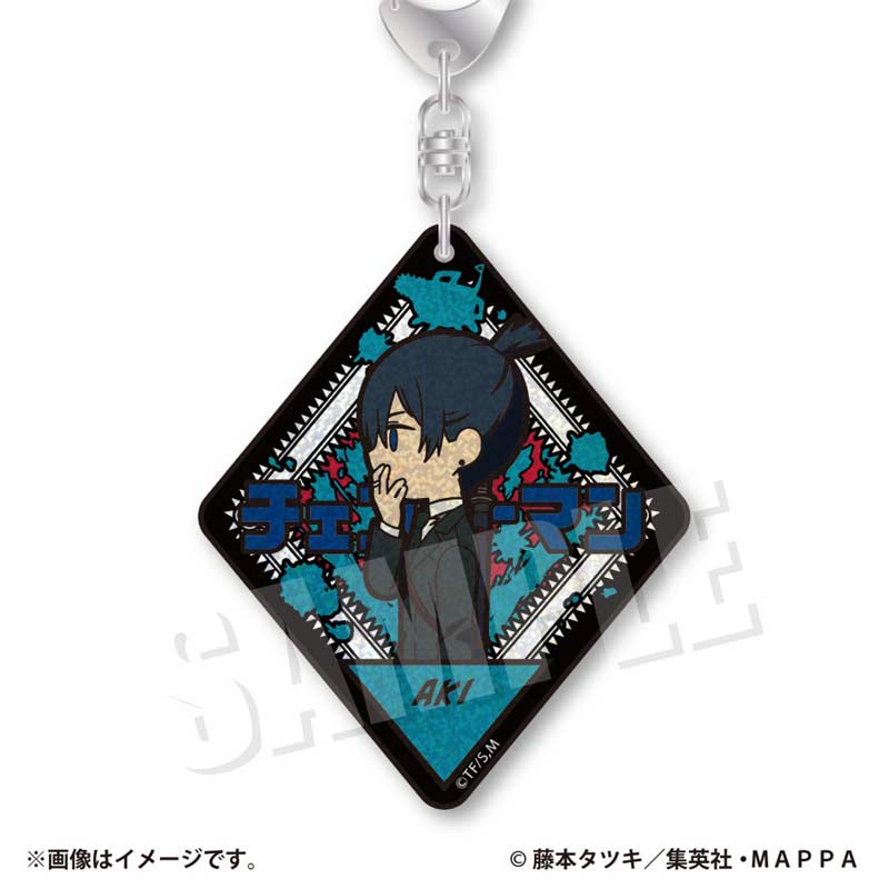 (PO) VETCOLO Chainsaw Man Glitter Acrylic Key Chain 03 Hayakawa Aki Image_1