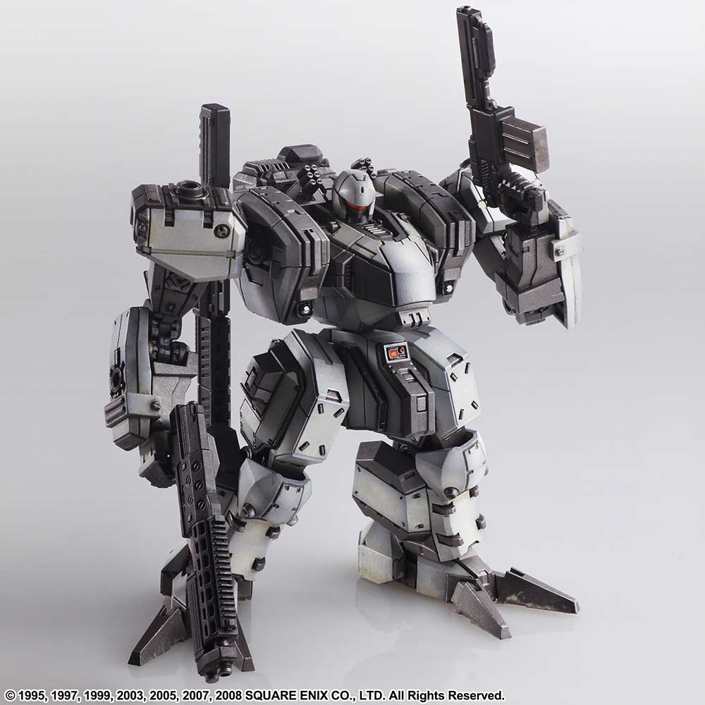 (PO) Front Mission Structure Arts 1/72 Scale Plastic Model Kit Series Zenith DV White 4 Set Image_8