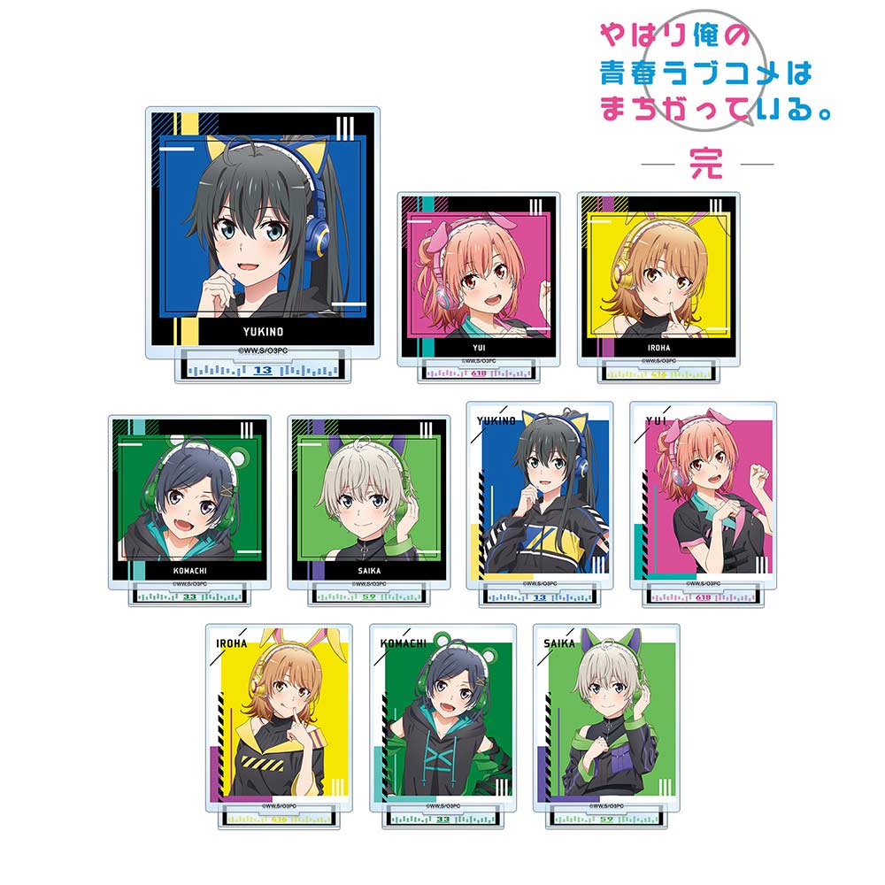(PO) My Teen Romantic Comedy SNAFU Original Illustration Gaming Fashion Ver. Trading Acrylic Stand [BOX] Image_1