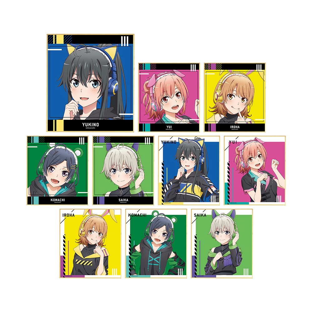 (PO) My Teen Romantic Comedy SNAFU Original Illustration Gaming Fashion Ver. Trading Mini Shikishi [BOX] Image_2