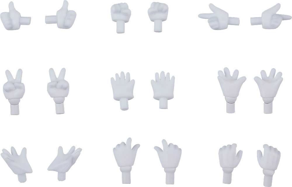 (PO) Nendoroid Doll Hand Parts Set Gloves Ver. (White) Image_2